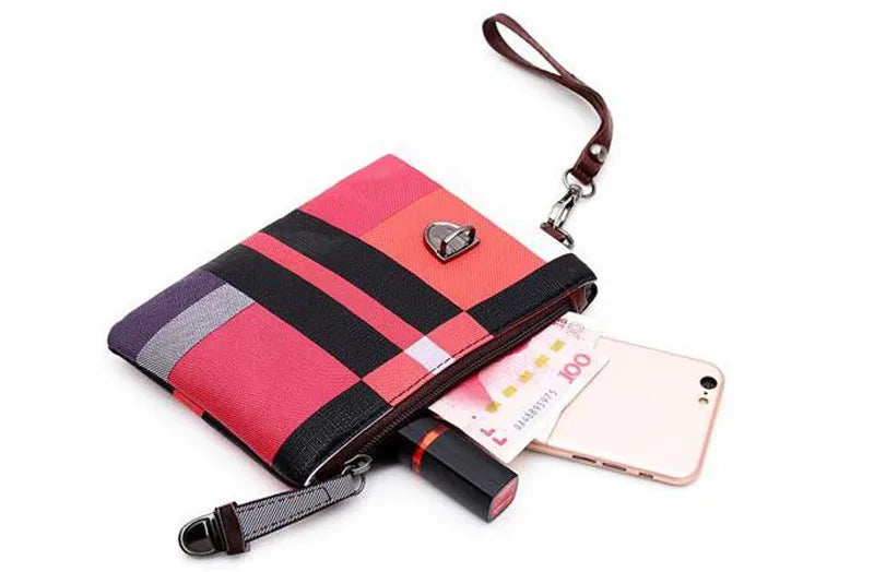 New Fashion Luxury Handbags New 4 PCS Set Women Plaid Colors Handbag Female Shoulder Bag Travel Shopping Ladies Crossbody Bag