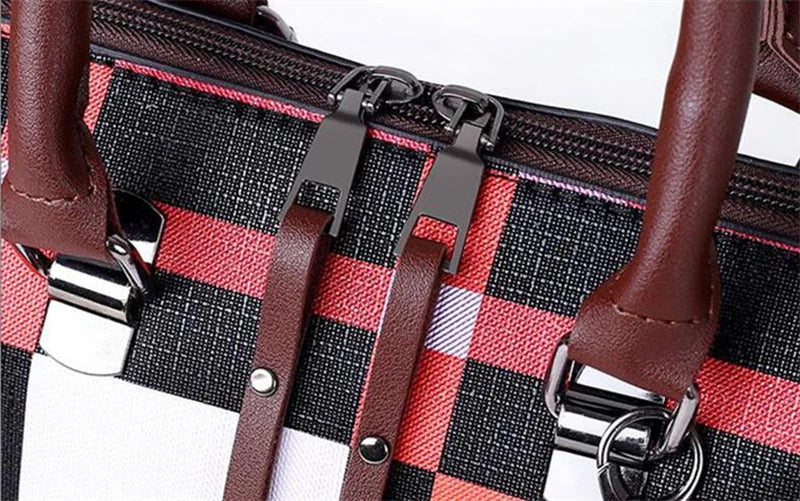 New Fashion Luxury Handbags New 4 PCS Set Women Plaid Colors Handbag Female Shoulder Bag Travel Shopping Ladies Crossbody Bag