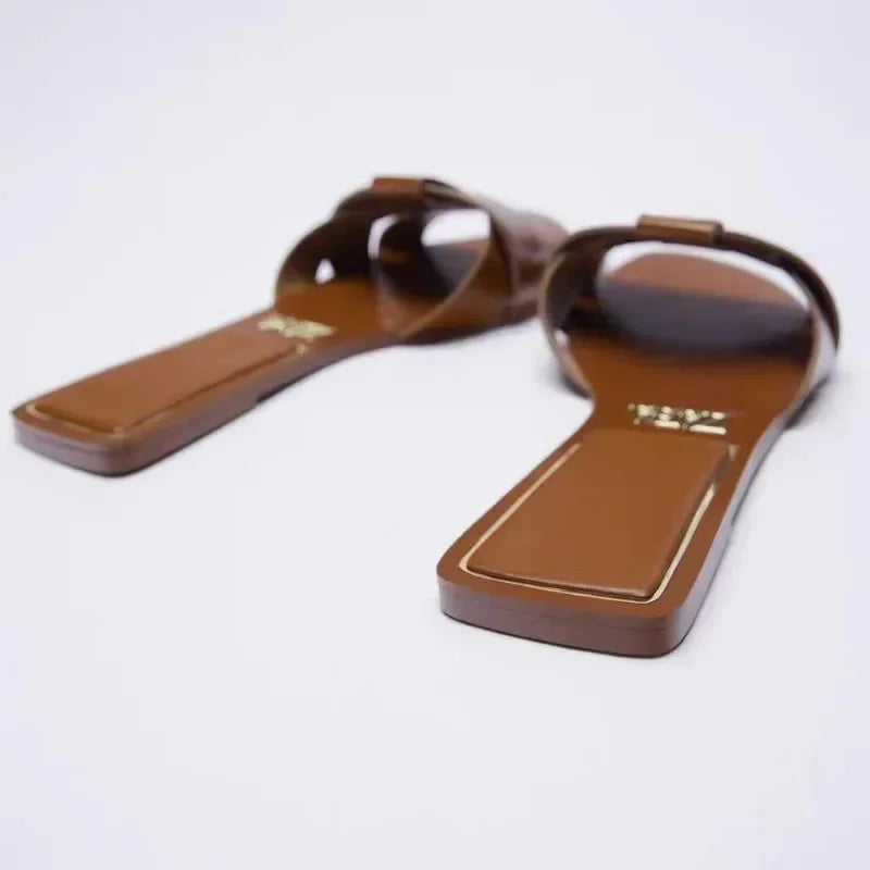 New Summer Designer Women'S Solid Color Fashion Slippers Zapatos De Mujer Women'S Shoes Slippers Women Slippers  Women Shoes