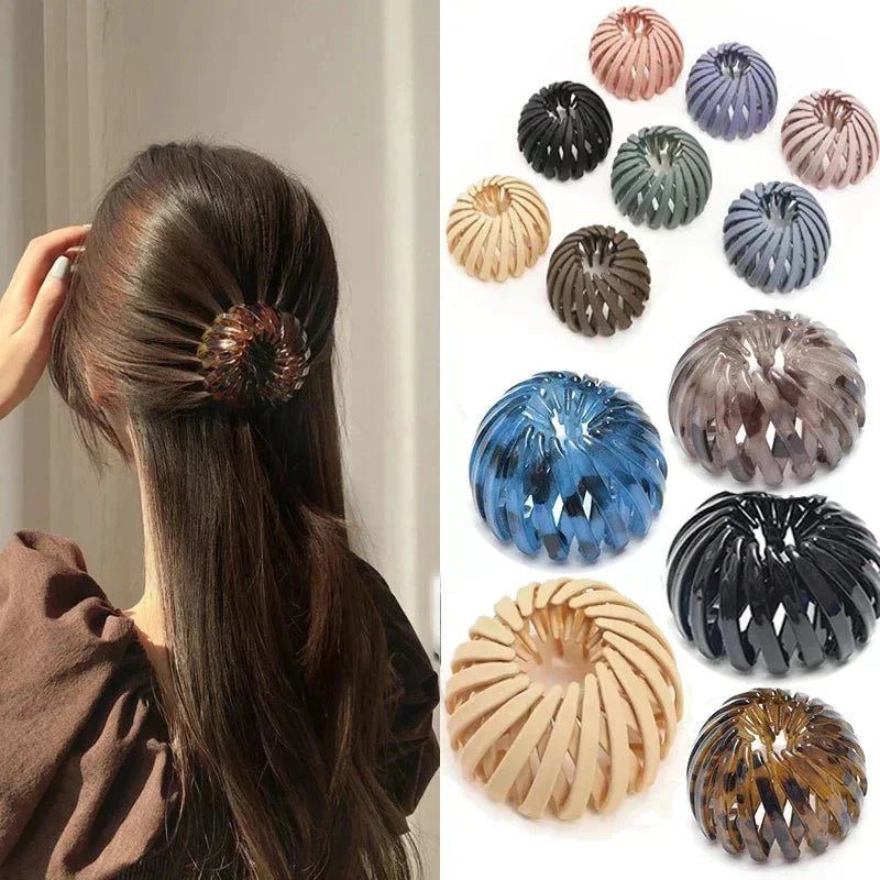Bird Nest Shaped Ponytail Hair Clip – Magic Lazy Braider Hairpin for Women - Maison zamor