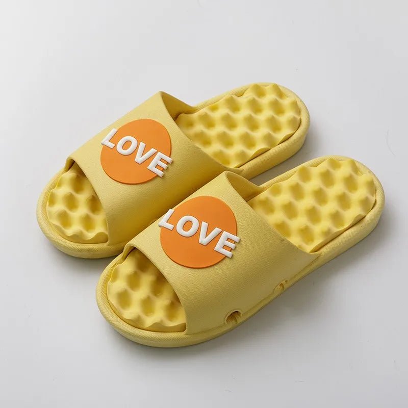 Men's Summer Indoor Home Foot Bot Massage Particle Acupoint Massage Couple Batoom Bathing Home Use Cool Slippers - Maison zamor
