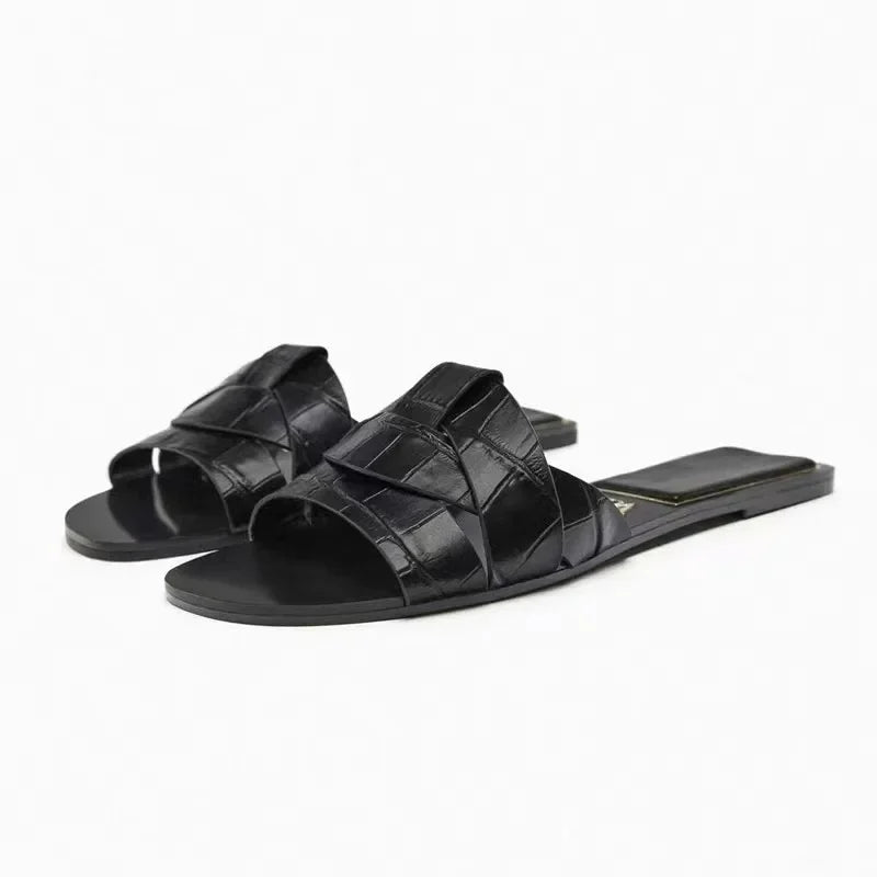 New Summer Designer Women'S Solid Color Fashion Slippers Zapatos De Mujer Women'S Shoes Slippers Women Slippers Women Shoes - Maison zamor
