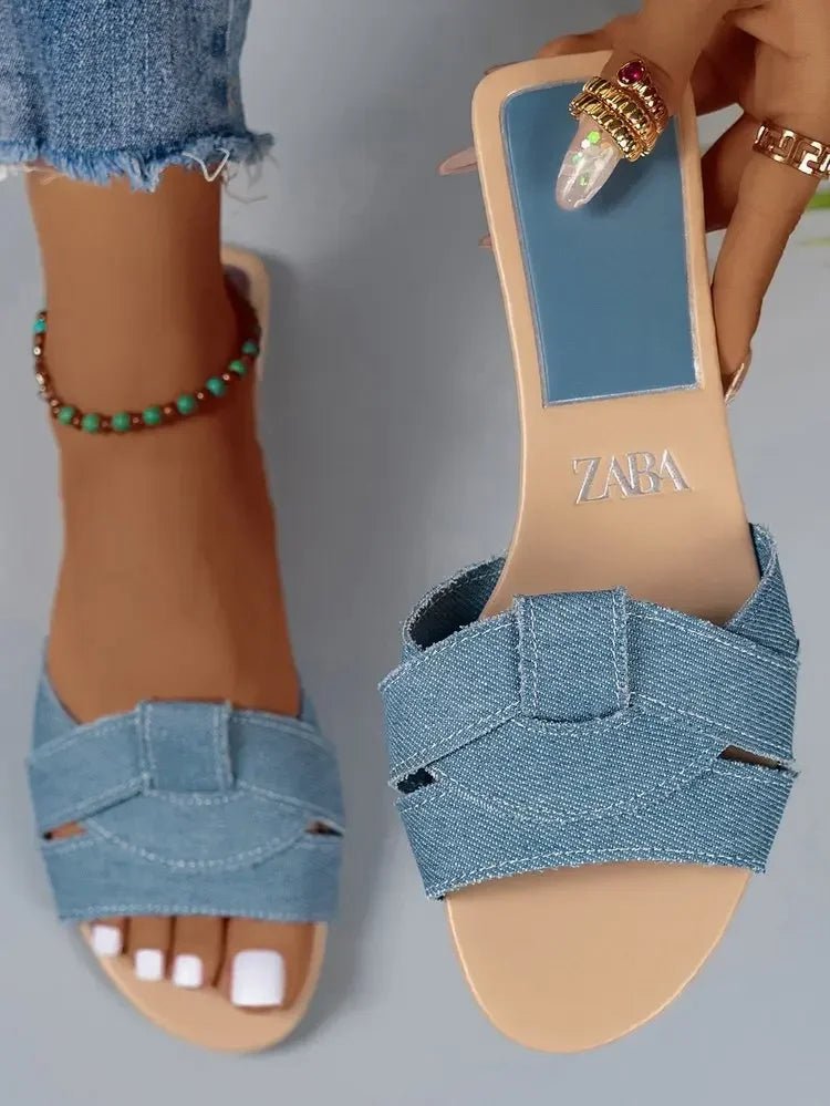 New Summer Designer Women'S Solid Color Fashion Slippers Zapatos De Mujer Women'S Shoes Slippers Women Slippers Women Shoes - Maison zamor