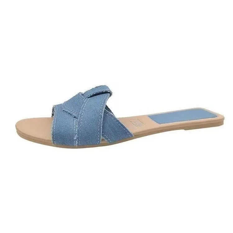 New Summer Designer Women'S Solid Color Fashion Slippers Zapatos De Mujer Women'S Shoes Slippers Women Slippers Women Shoes - Maison zamor