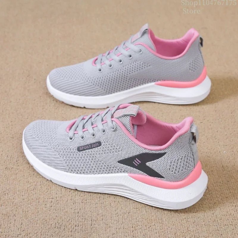 Spring and autumn multi - function soft sole for women's sneakers, comfortable casual running shoes breathable and anti - slip - Maison zamor