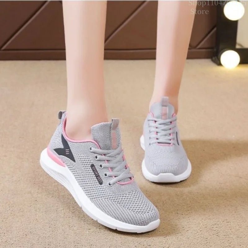 Spring and autumn multi - function soft sole for women's sneakers, comfortable casual running shoes breathable and anti - slip - Maison zamor