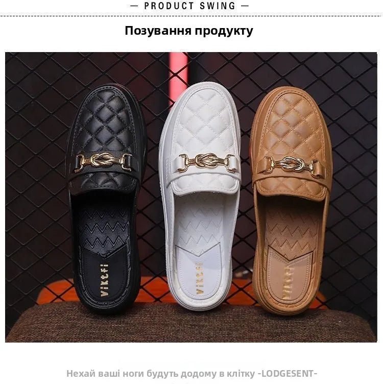 Summer Faion Women's Sandals Outdoor Slippers Spor Chic Flat Heel Korean Sle Pure Color Rubber Bot Paaged Head - Maison zamor