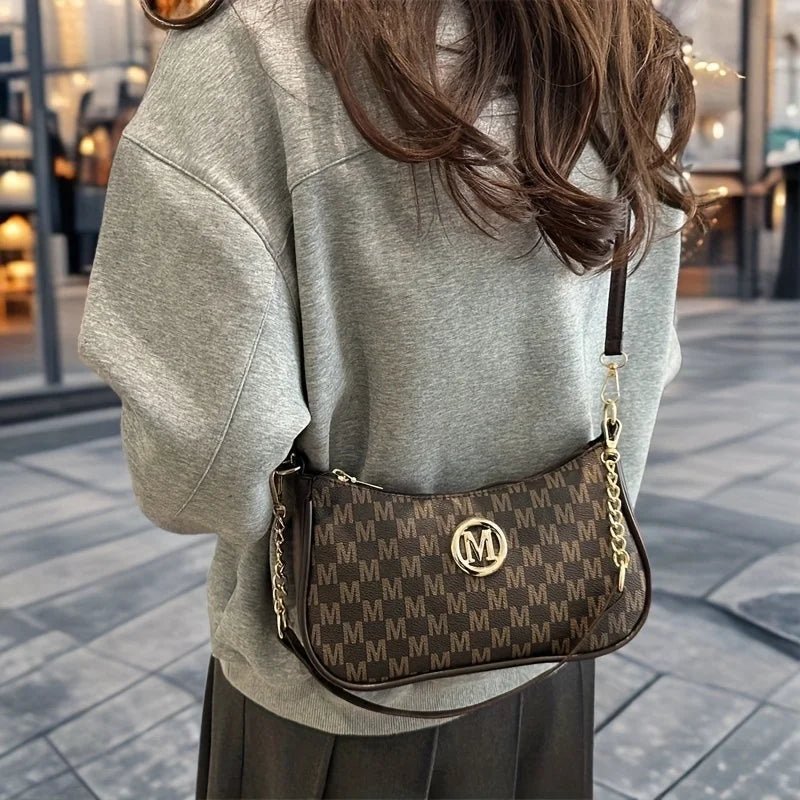 Vintage Style Handbag Crossbody Bag, Adjustable Strap Women Messenger Shoulder Bag, Sophisticated Accessory Tote Bag Purse - Maison zamor