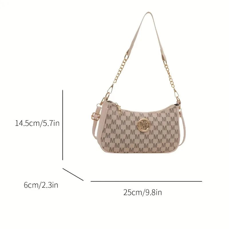 Vintage Style Handbag Crossbody Bag, Adjustable Strap Women Messenger Shoulder Bag, Sophisticated Accessory Tote Bag Purse - Maison zamor
